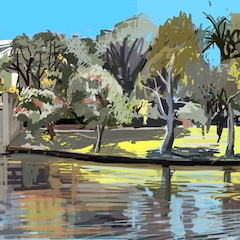 E18007 - 2018 - Finalist - Sally Parnis - Summer Solstice 2017, Drawing the Adelaide Parklands - Movie